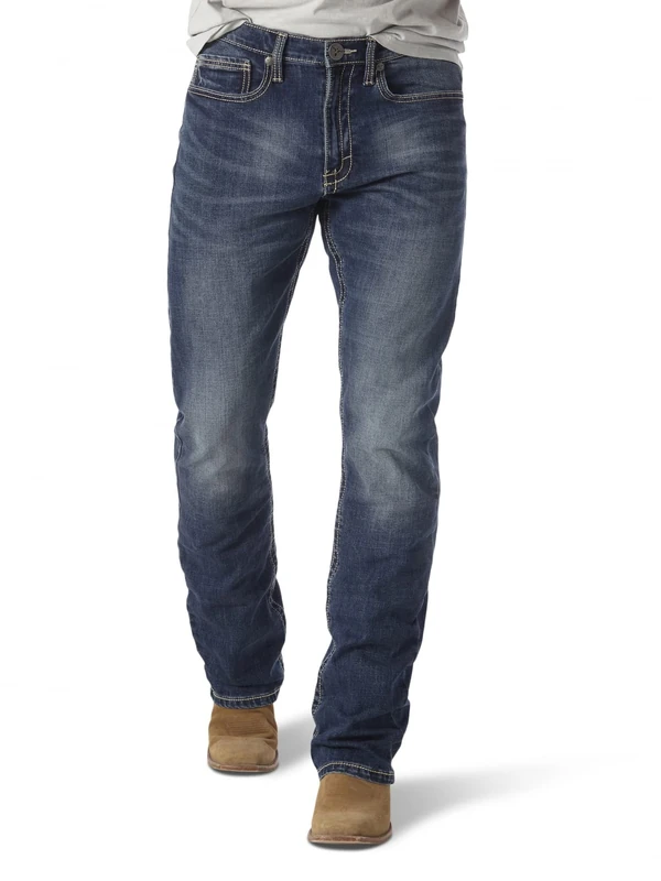 Wrangler Men's 20x No. 42 Vintage Boot Cut Jean, Midland, 33W x 30L