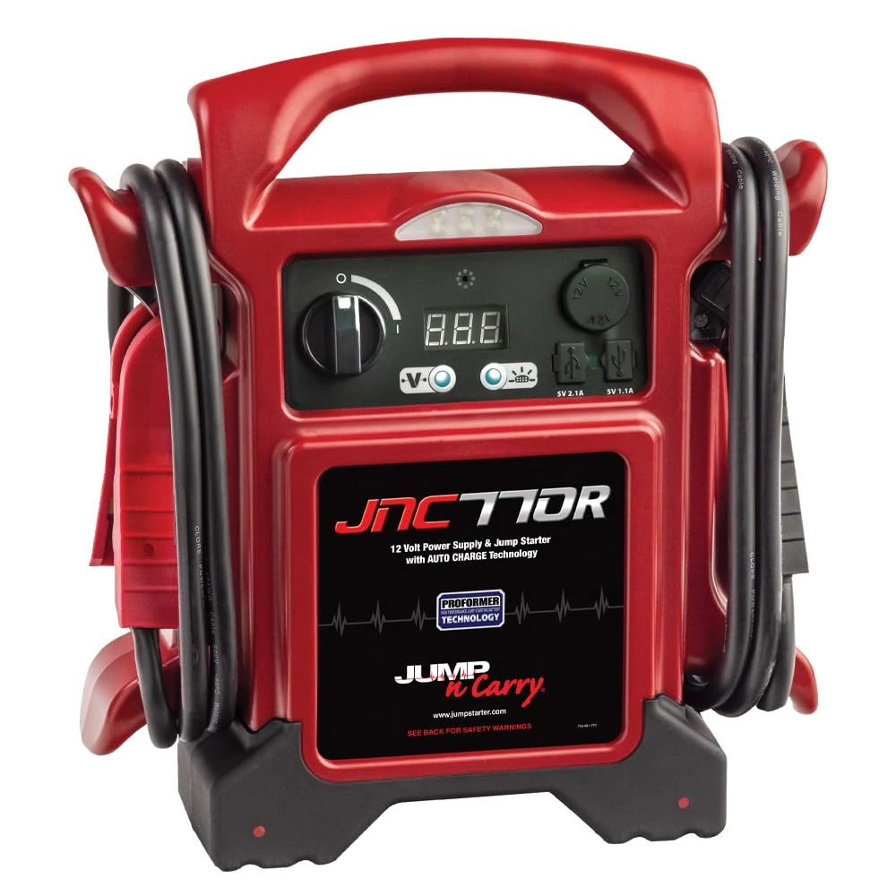 Clore Automotive 1700 Peak Amp 12 Volt Jump Starter - Red