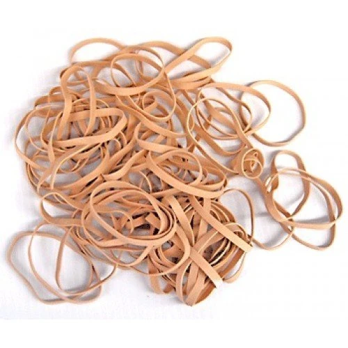 Plasticplace Rubber Bands, 5 Pound, Brown
