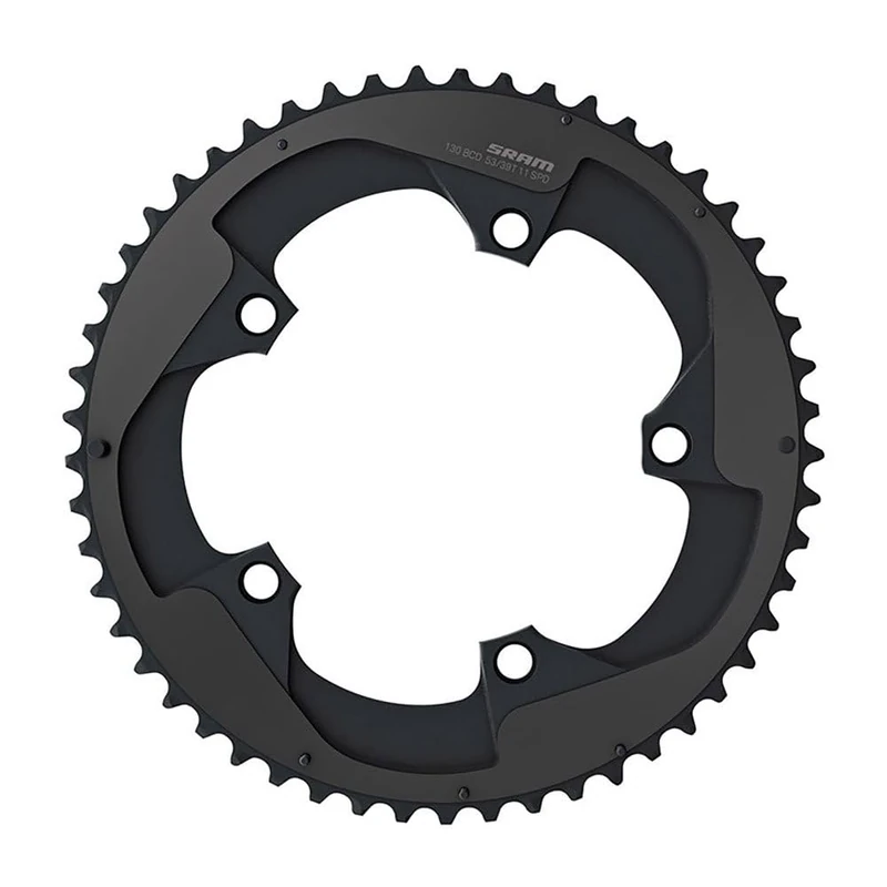 SRAM CRING ROAD RED 11S 53T 130 AL5 BTBLK