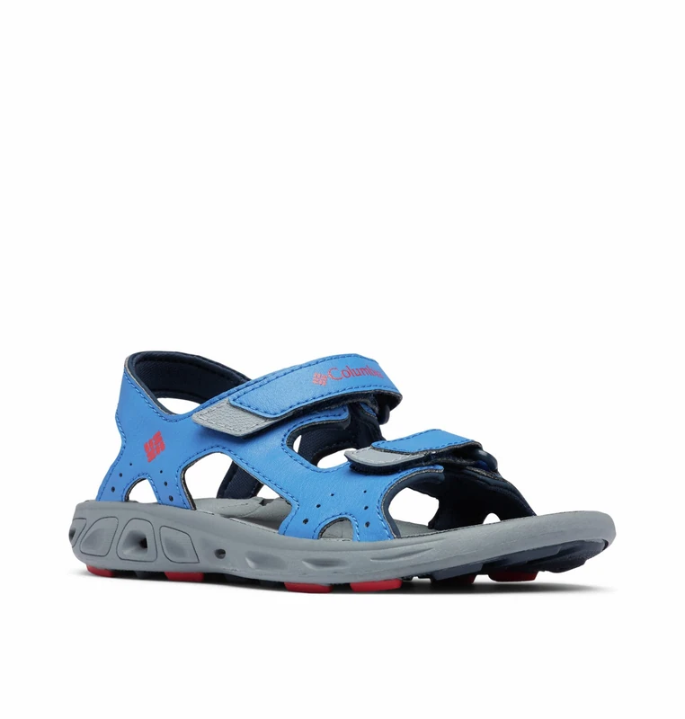 Columbia Unisex Kids Kids Techsun Vent sports sandals, Blue (Y Stormy Blue x Mountain Red), 4 UK