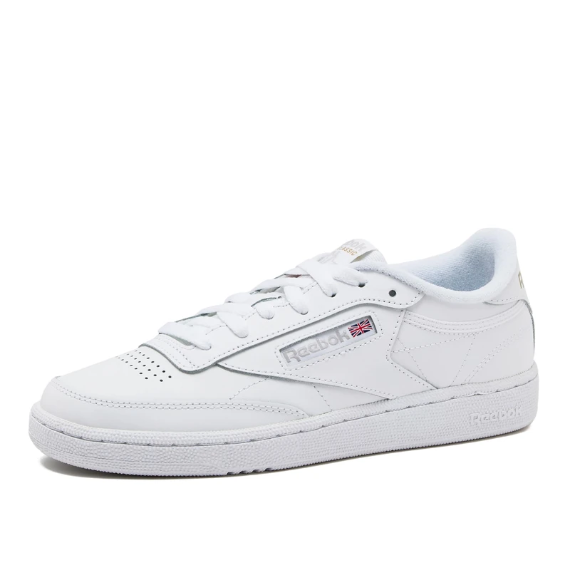 Reebok Unisex's Club C 85 Gymnastics Shoes, Sheer Grey White, 7.5 UK
