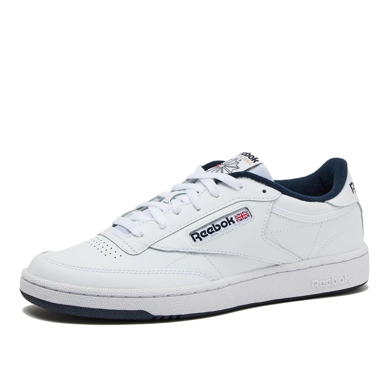 Reebok Club C 85, Men's Sneakers, Intense White Navy, 7 UK