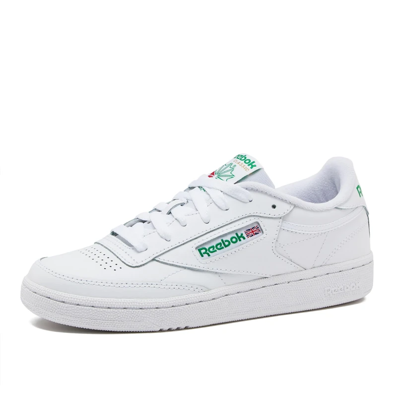 Reebok Men's Club C 85 Sneaker, Int White Green, 4.5 UK - Image 1