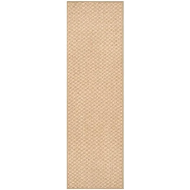 Safavieh Natural Fiber Rug for Living Room, Dining Room, Bedroom - Natural Fiber Collection, Short Pile, in Natural, 76 X 122 cm