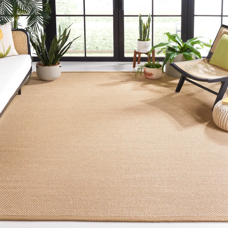 Safavieh Natural Fiber Rug for Living Room, Dining Room, Bedroom - Natural Fiber Collection, Short Pile, in Natural, 244 X 305 cm