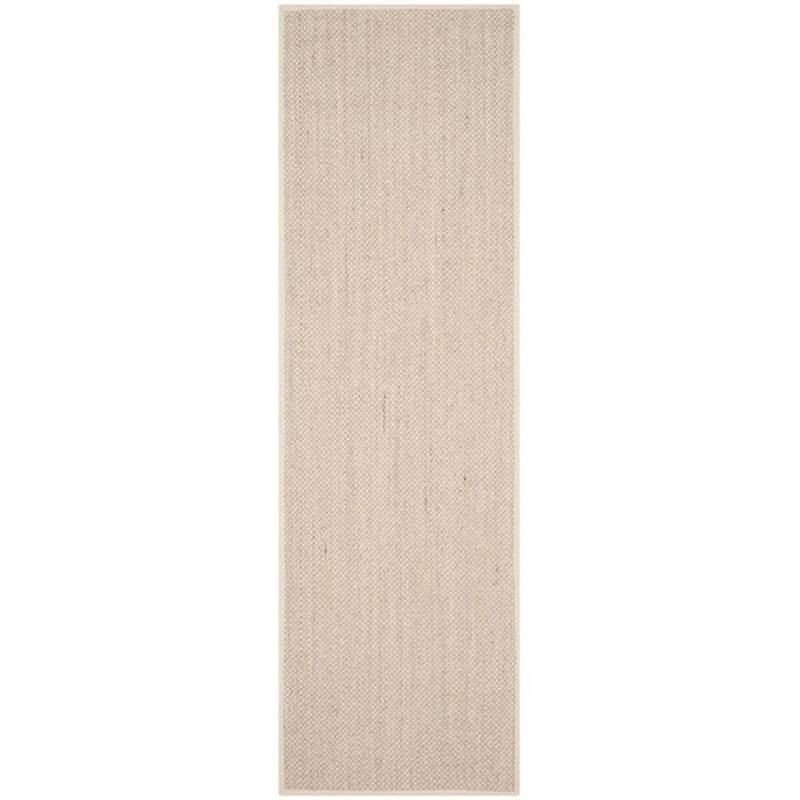 Safavieh Natural Fiber Rug for Living Room, Dining Room, Bedroom - Natural Fiber Collection, Short Pile, in Natural and Beige, 61 X 91 cm
