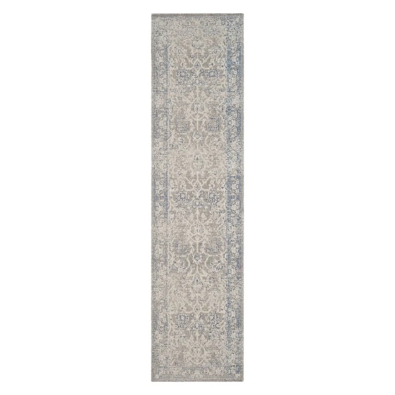 Safavieh Traditional Indoor Woven Runner Area Rug, Patina Collection, PTN326, in Taupe / Taupe, 66 X 244 cm for Living Room, Bedroom or Any Indoor Space