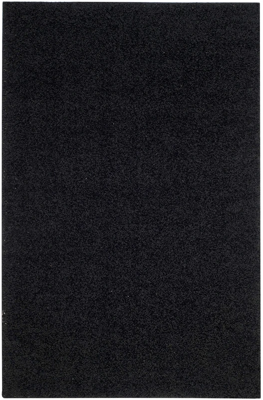 Safavieh Shaggy Rug for Living Room, Dining Room, Bedroom - Athens Shag Collection, High Pile, in Black, 183 X 274 cm