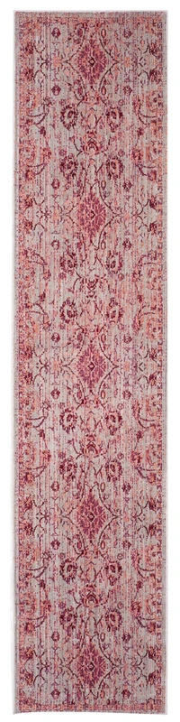 Safavieh Craft Art-Inspired Indoor Woven Runner Area Rug, Valencia Collection, VAL103, in Fuchsia / Multi, 69 X 244 cm for Living Room, Bedroom or Any Indoor Space