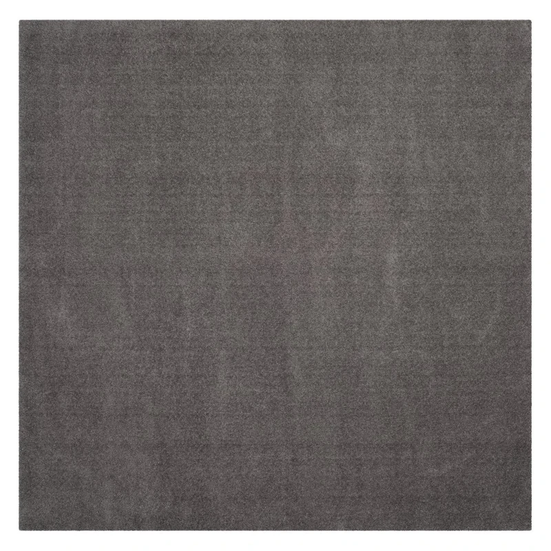 Safavieh Shaggy Indoor Woven Rectangle Area Rug, Velvet Collection, VSG169, in Grey, 155 X 229 cm for Living Room, Bedroom or Any Indoor Space