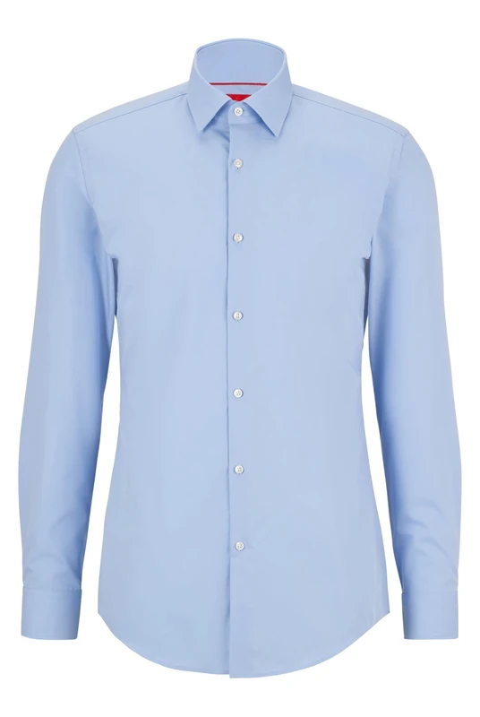 HUGO Men's C-jenno Casual Shirt, lightblue, 34