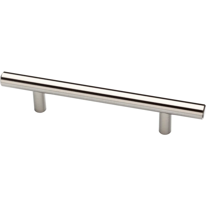 Franklin Brass P35304K-SS-B1, 4" (102mm) Euro Style Steel Bar Pull Kitchen Cabinet Handle, 25-Pack, Stainless Steel, Pack of 25