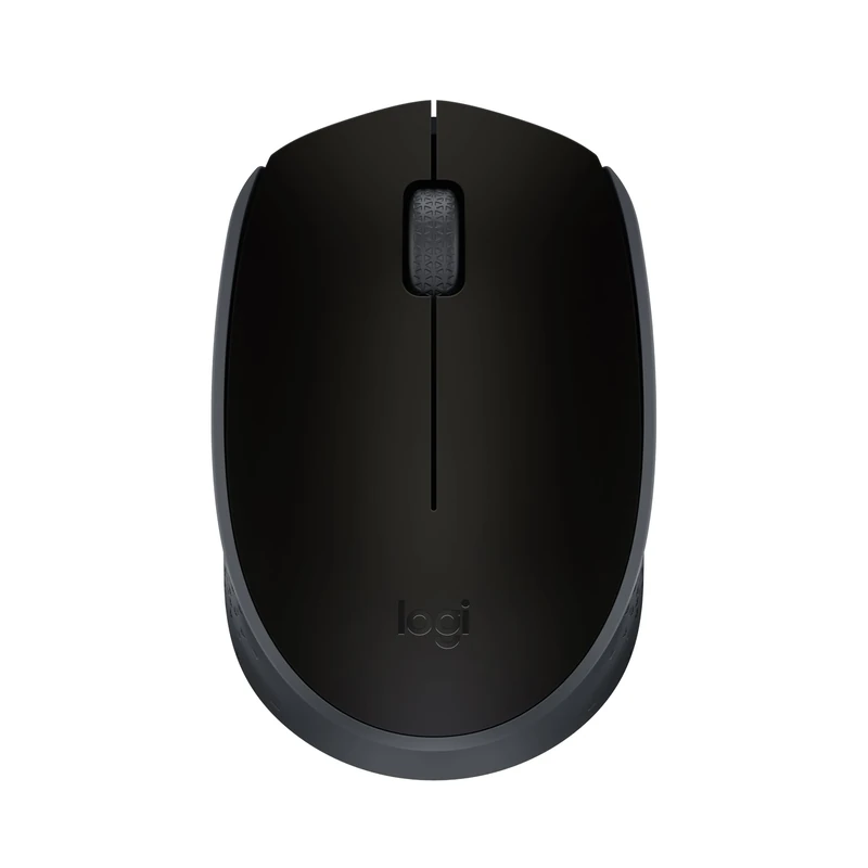 Logitech B170 Wireless Mouse, 2.4 GHz with USB Nano Receiver, Optical Tracking, 12-Months Battery Life, Ambidextrous, PC / Mac / Laptop - Grey