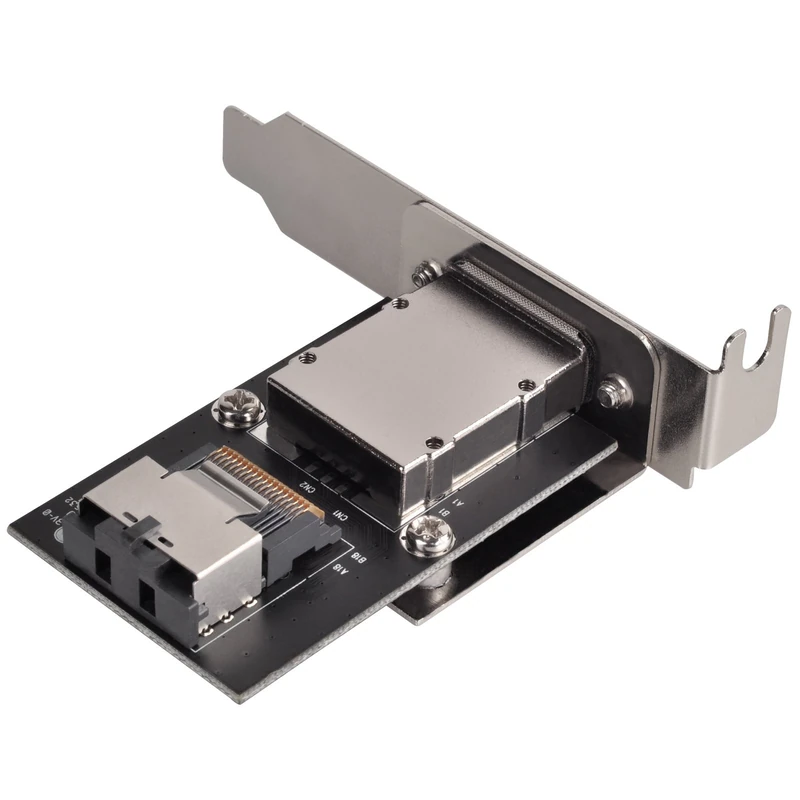 SilverStone SST-SA011 - Internal Mini SAS 26pin SFF8087 to External 36pin SFF8088 om PCI-E Card Bracket
