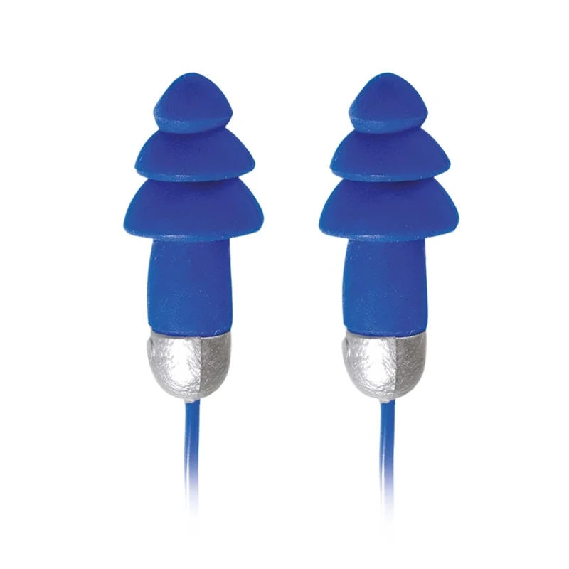Moldex 640901 SNR27 Rockets Detect Reusable Blue Corded Earplug, Pack of 50