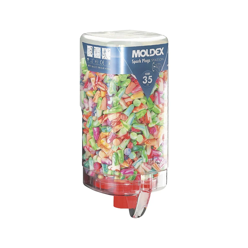 Moldex 7850 Sparkplug Large Ear Plugs - 500 Pair Dispenser