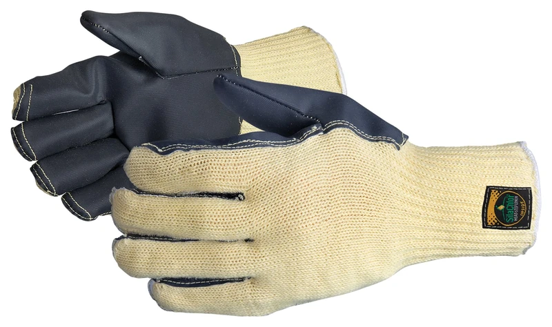 COOL GRIP HEAT-RESISTANT STRING-KNIT GLOVE BLUE XL