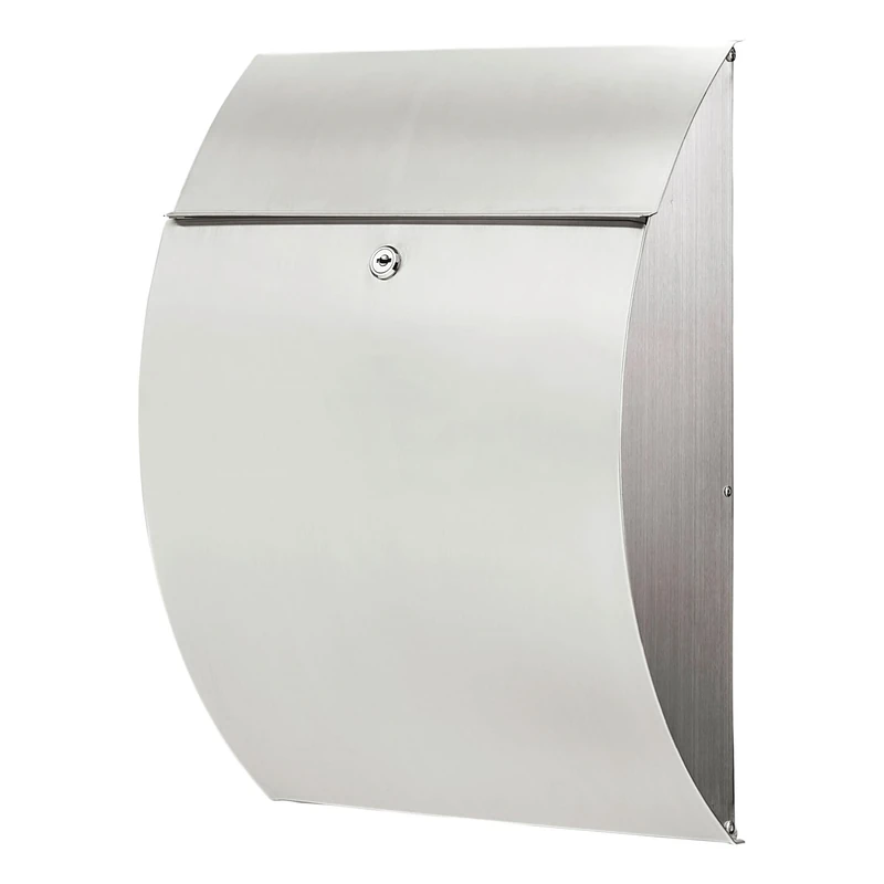 Burg-Wächter Riviera Letter Box, Silver, 38670
