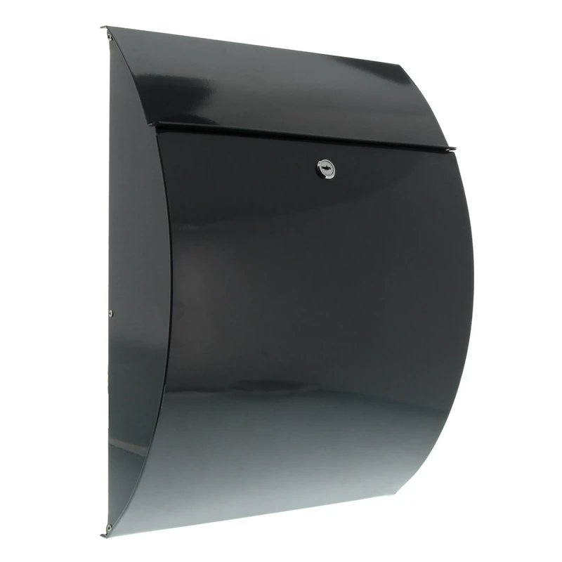 Burg Wächter Riviera 835 ANT Riviera 835 ANT 38690 Letter Box with Opening Stop, EU Standard EN 13724, 335 x 460 x 130 mm