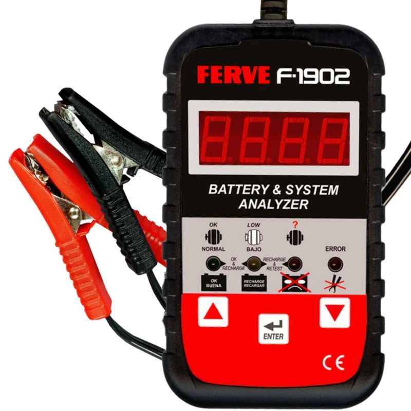 FERVE F-1902 Battery analyser, alternators and 12V starter motors