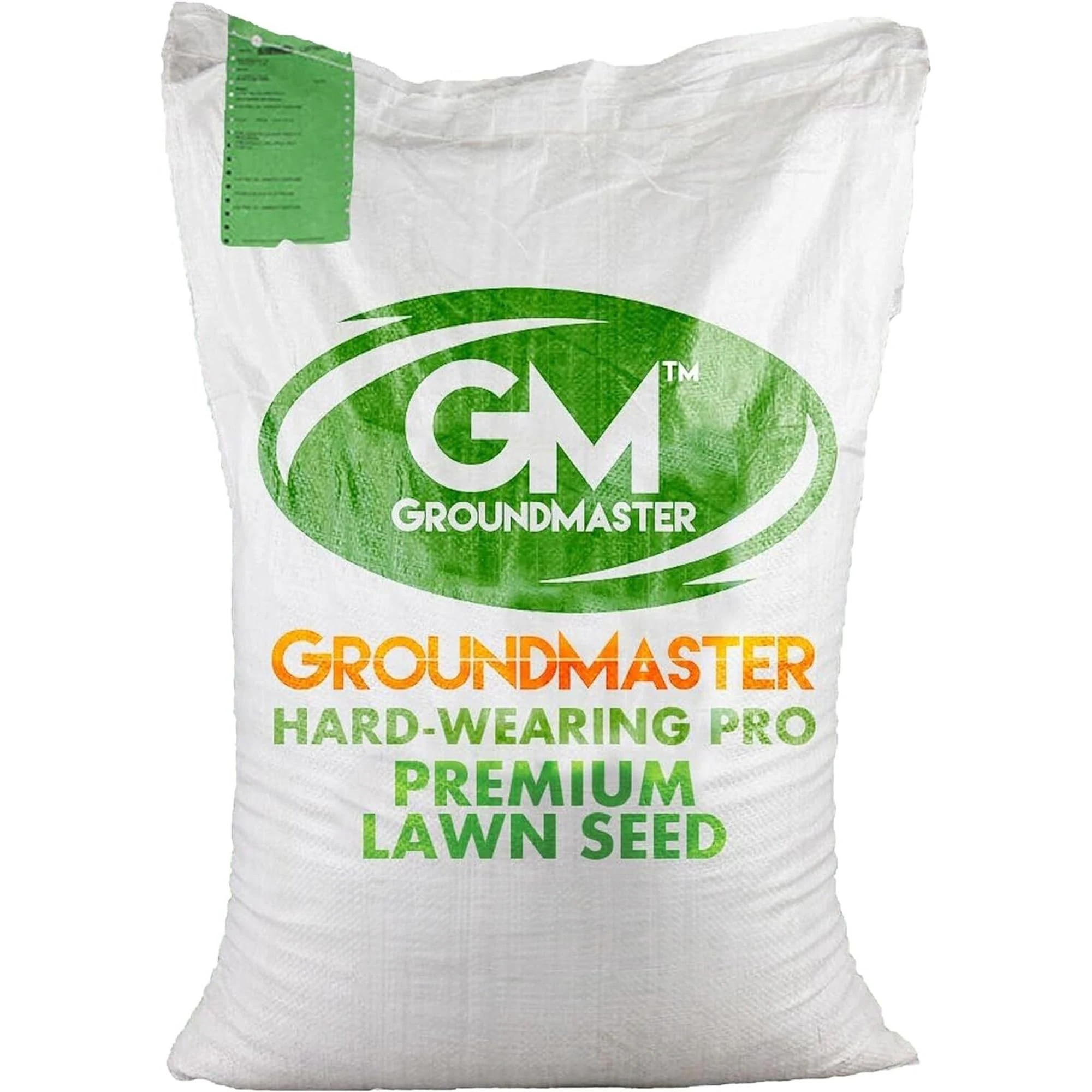 GroundMaster Premium Lawn Grass Seed – 25KG Hard Wearing & Fast Germination Grass Seeds for Family Lawns and Gardens, Coverage up to 1500M2 for Overseeding, Tough Lawn Seed Mixture, Pet-Friendly