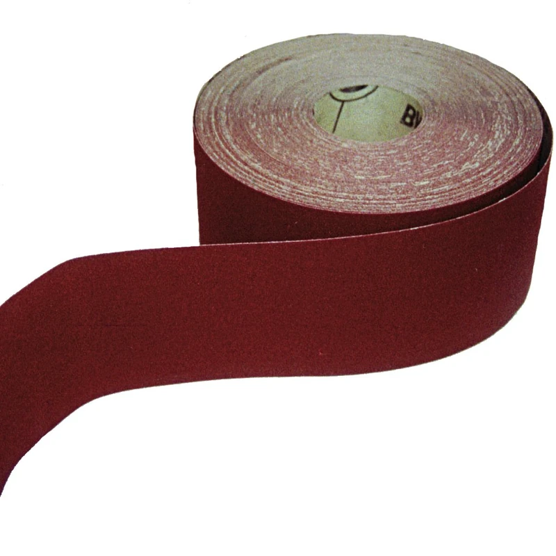 Aluminium Oxide Abrasive Roll, 100 Grit, 115 mm x 50m