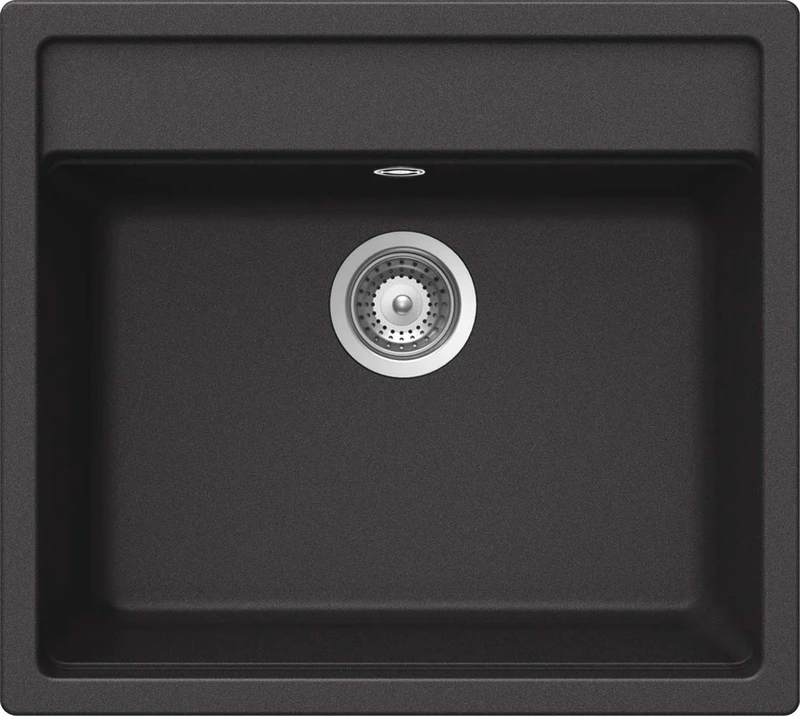 Schock Nemo N100051 Sink, Cristalite Plus, Anthracite, 57 x 51 x 18 cm