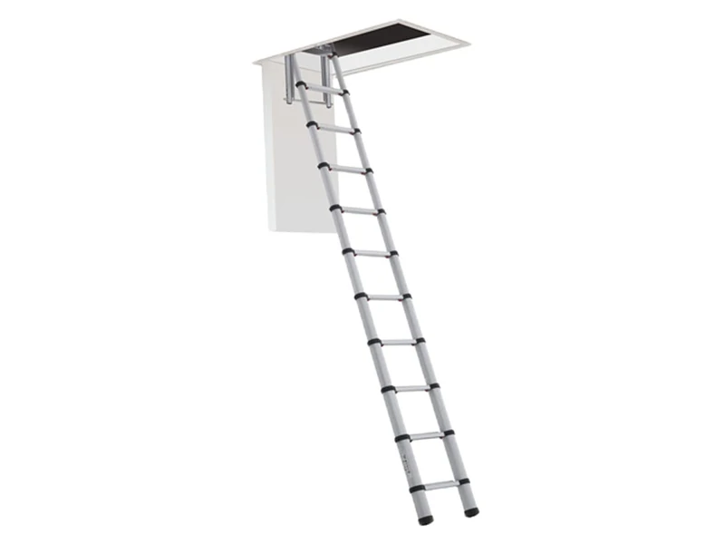Zarges ZARTELOFT288 2.88 m Loftmaster Telescopic Ladder - Silver