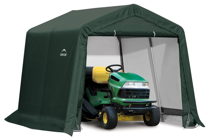 Rowlinson Shelterlogic 10x10 Peak Style Storage Shed