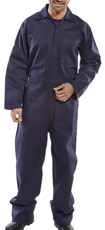 Beeswift CFRBSN38 FIRE RETARDANT BOILERSUIT NAVY BLUE 38