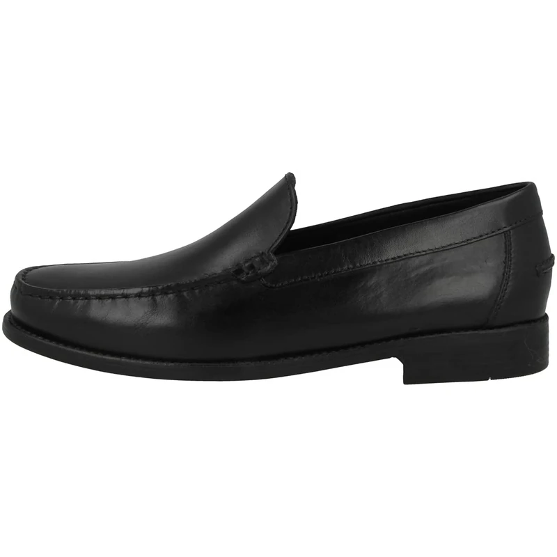 Geox Men's U New Damon Loafers, Black, 6.5 UK