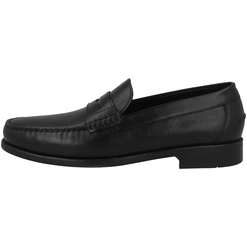 Geox Men's U New Damon B Moccasins, Black, 10 UK