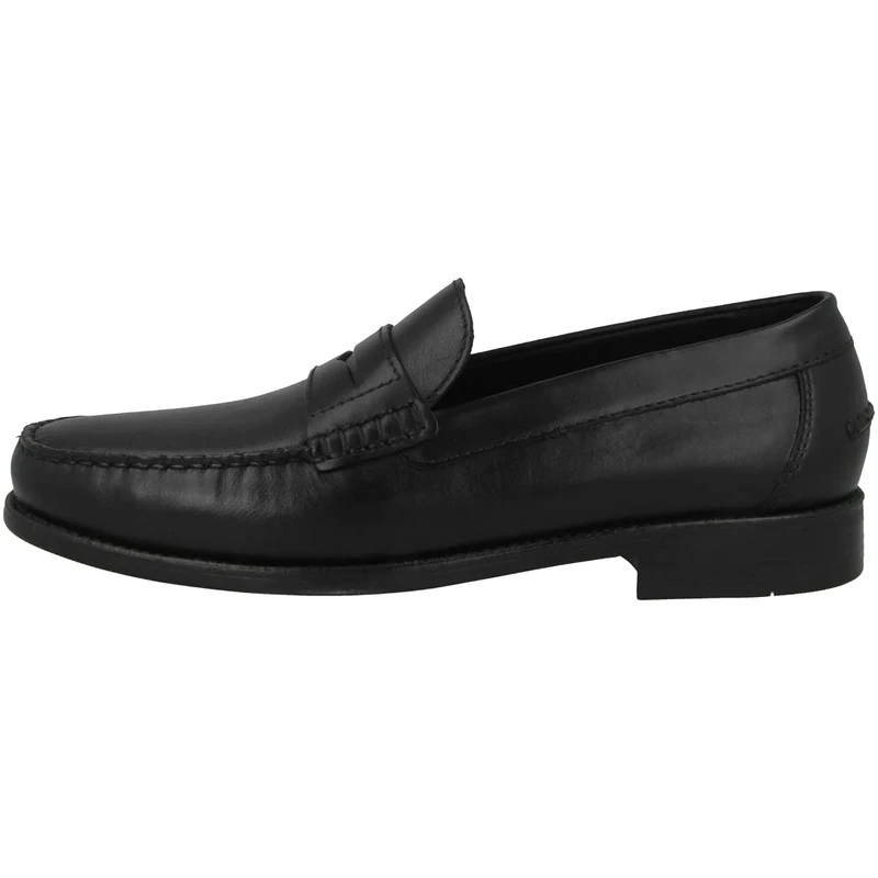 Geox Men's U New Damon B Moccasins, Black, 11 UK