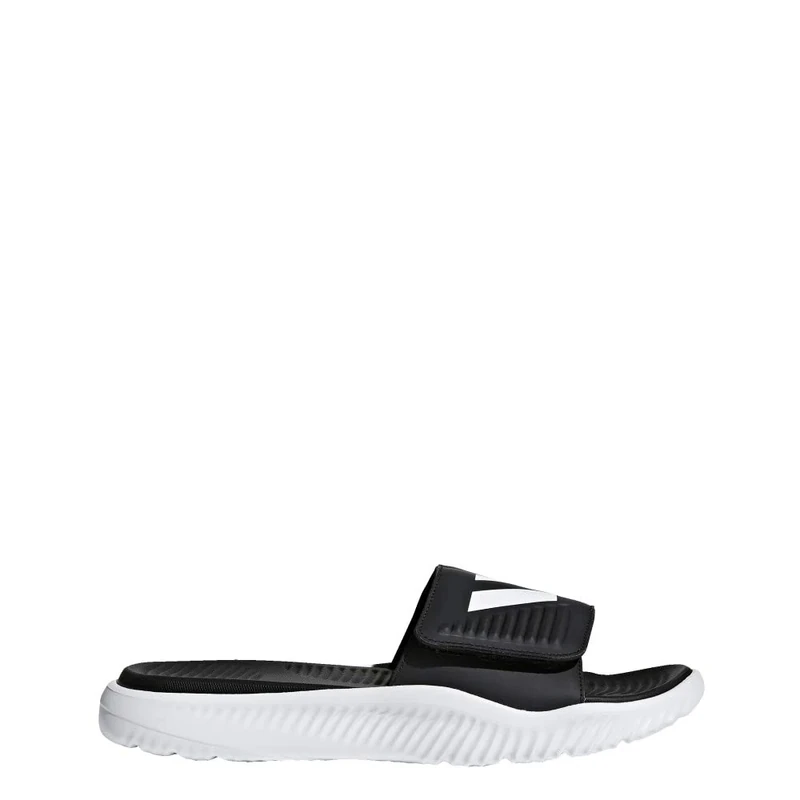 adidas Men's Alphabounce Slide Sandals, White Core Black White, 11.5 UK - Image 1