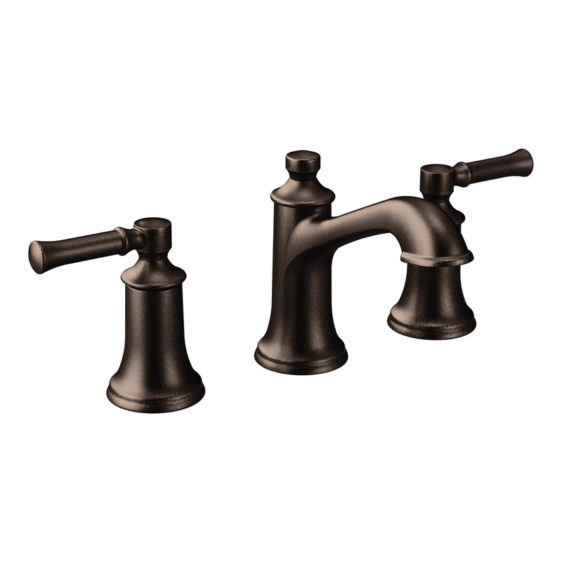 Moen T6805ORB Dartmoor Two-Handle Low arc Bathroom Faucet, Oil Rubbed Bronze