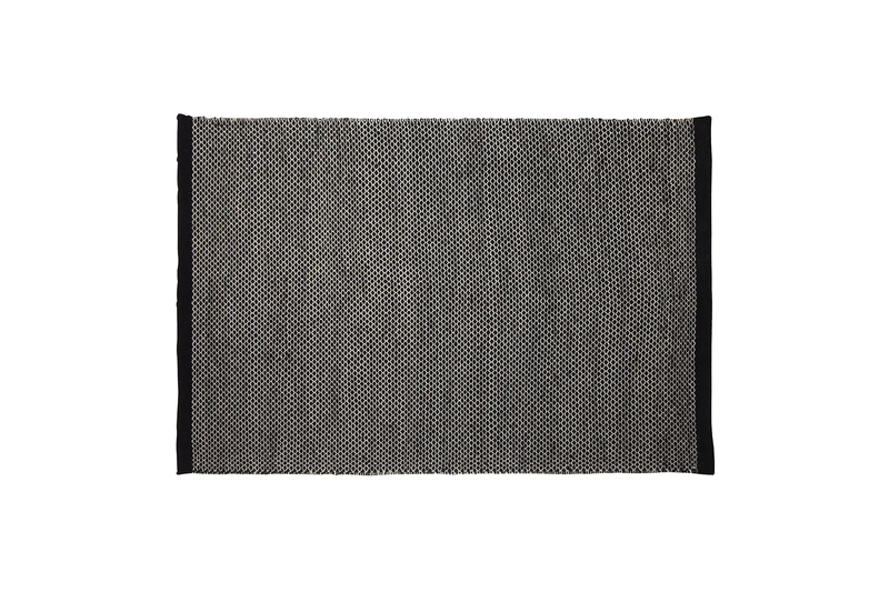 Premier Housewares Bosie Woven Rug - Small, Black - Image 1