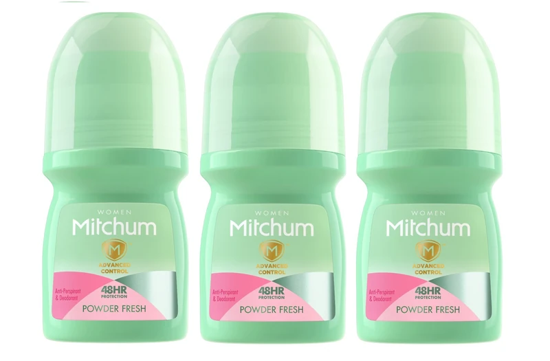 Mitchum Roll On Powder Fresh 50ml (Pack Of 3)