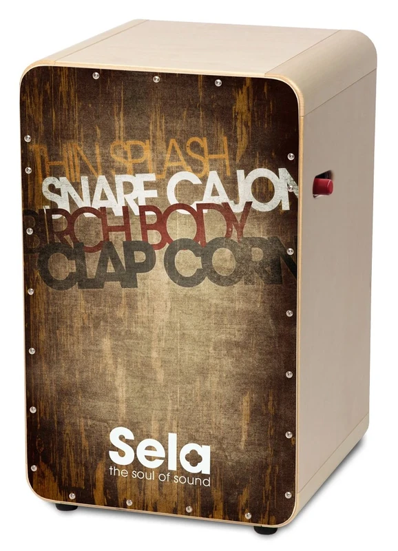 Sela SE 079 Casela Pro Vintage Professional Snare Cajon - Brown