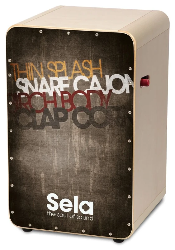 Sela SE 081 Casela Pro Vintage Professional Snare Cajon - Grey