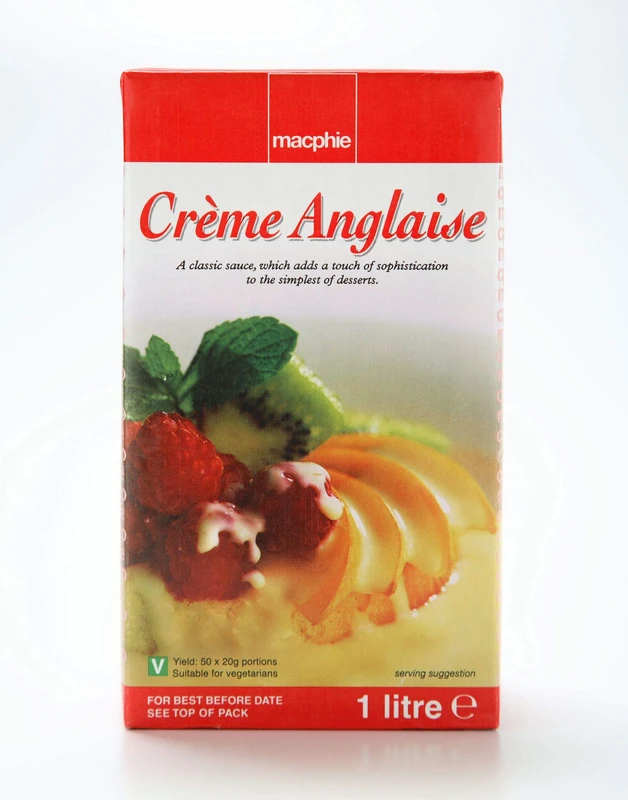 Macphie Creme Anglaise Sweet Sauce 1 Litre (Pack of 12)