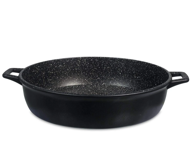 H&H H & H 884440 Saucepan, Stone, 40 cm, Aluminium, Anthracite