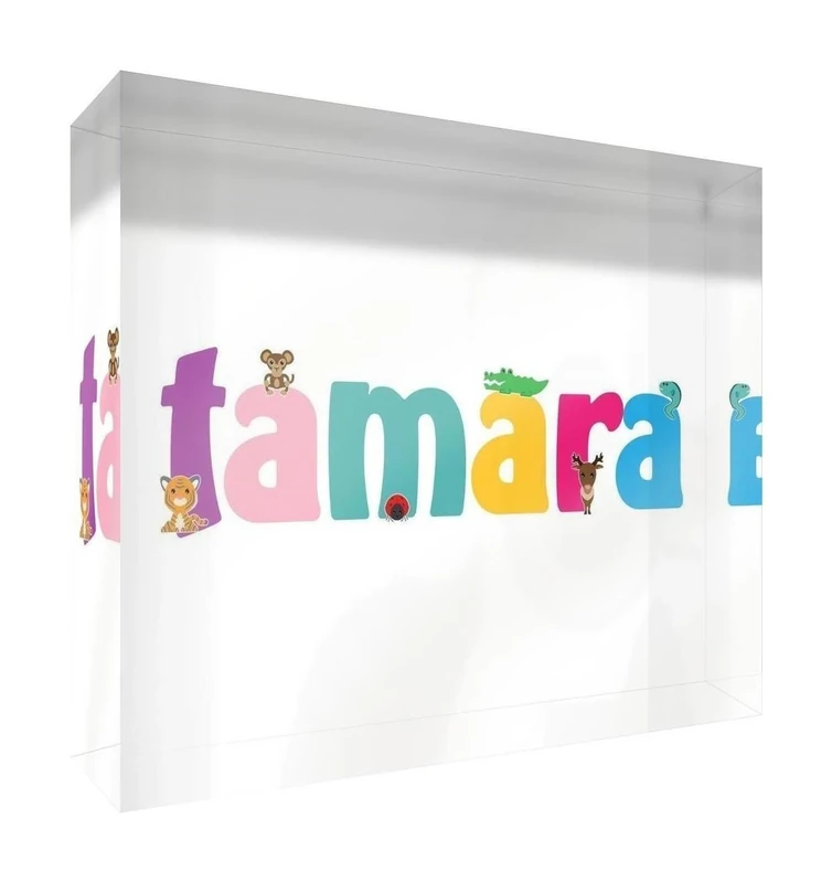 Feel Good Art Framed Box Canvas with Solid White Wooden Surround in Cute Illustrative Design Boy's Name (34 x 88 x 3 cm, Large, Ethan)