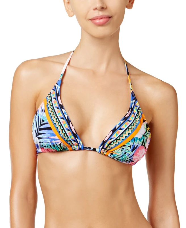 La Blanca Women's Tropicali Triangle Bikini Top - Multi -