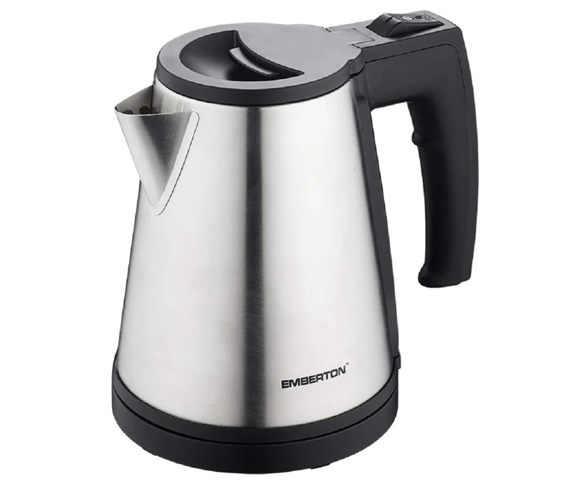 Emberton Stainless Steel Kettle 0.5Ltr Catering Boil Jug Ergonomic Design