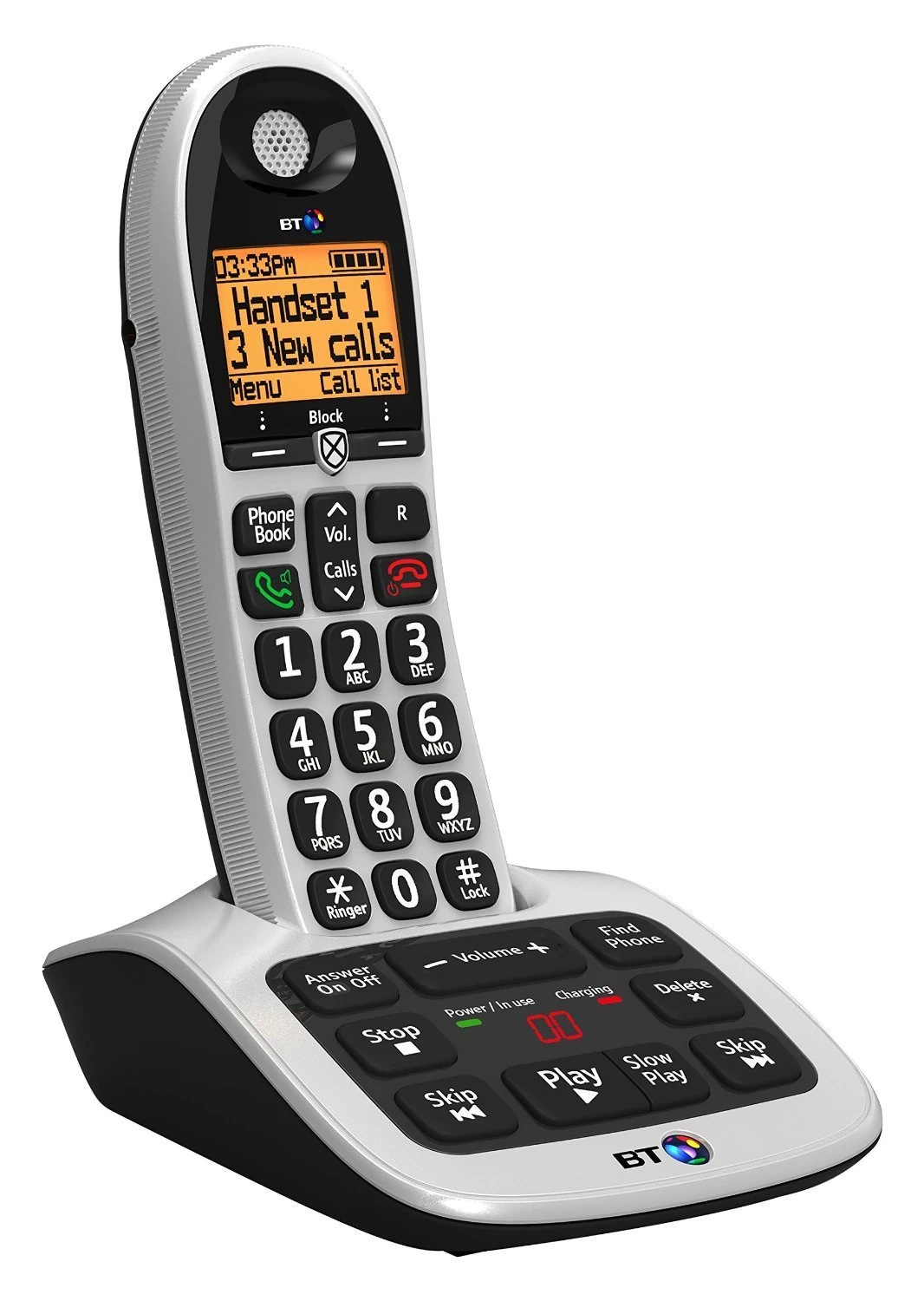 BT 4600 Big Button Advanced Call Blocker Home Phone with Answer Machine (Renewed)