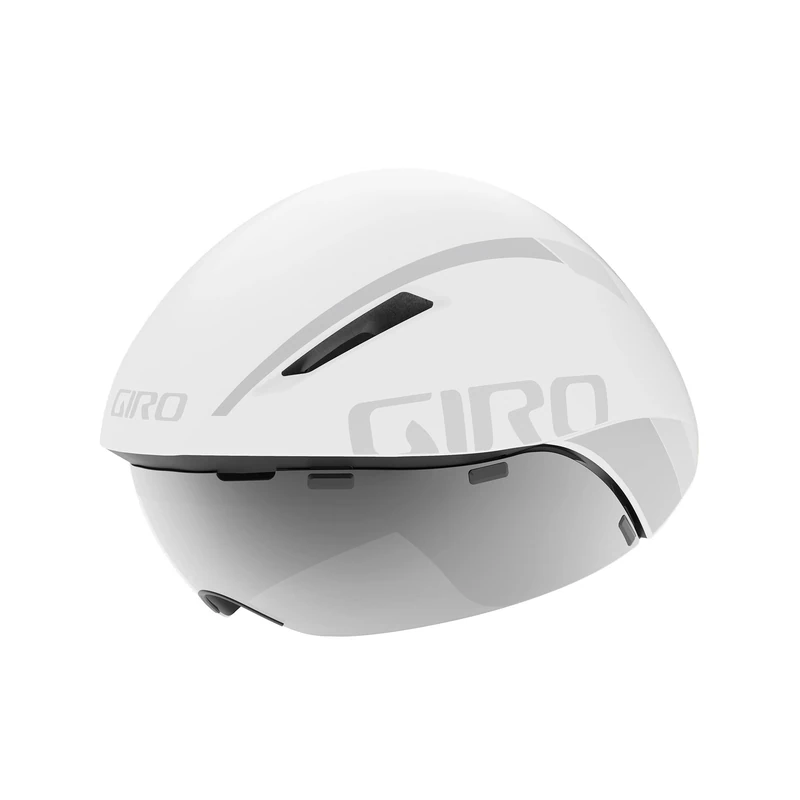 Giro Unisex Adult Aerohead MIPS Aero/tri Helmet - White/Silver, S 51-55cm