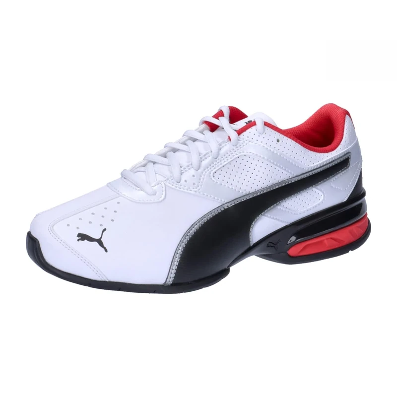 Puma Men Tazon 6 Fm Road Running Shoes, Puma White-Puma Black-Puma Silver, 10 UK