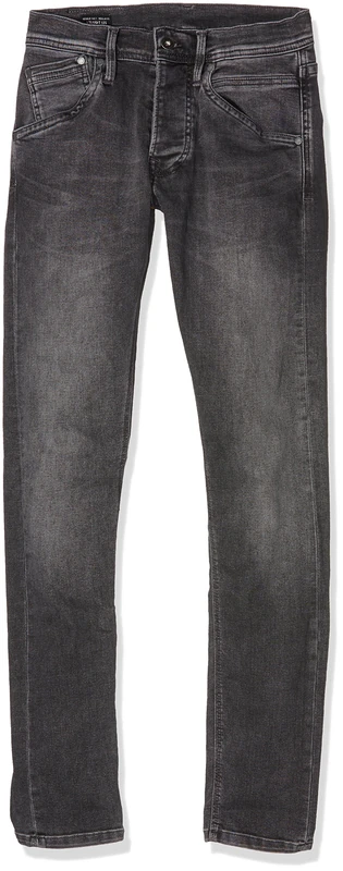 Pepe Jeans Men's Track Jeans, Black (Denim), W34/L34 (Manufacturer size: 34)