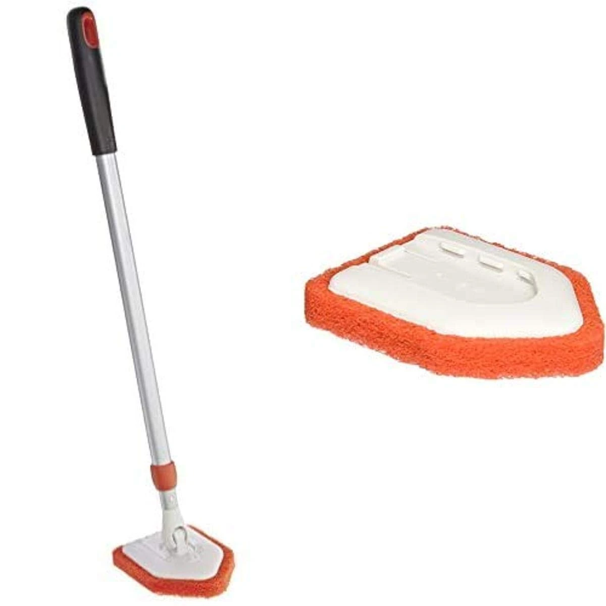 OXO Good Grips Extendable Tub & Tile Scrubber bundle with Refill